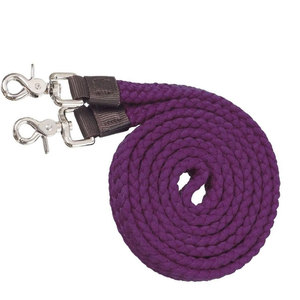 Rênes en coton tressé souple Pro Cotton Roping pour l'équitation western, les barrel racing, avec attaches à déclenchement rapide, pour le rodéo, la randonnée équestre et l'entraînement des chevaux - Product Image 6