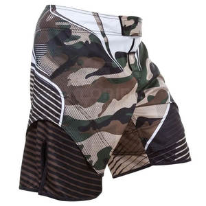 Shorts de combat MMA professionnels évalués en usine Conception personnalisée 100% toile de polyester Motif solide Conception unique par le fabricant - Product Image 2