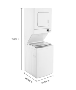 Centro de Lavandería Comercial Apilable de Alta Calidad con Lavadoras de Carga Frontal de 1.6000 pies cúbicos y Secadoras de 3.4000 pies cúbicos - Product Image 4