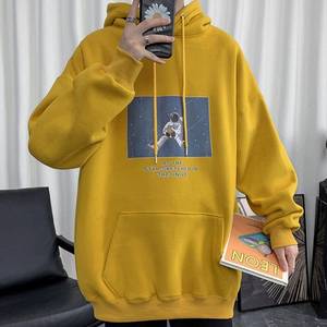 High Quality Streetwear Oversized Hoodie Custom Embroidery Patch 100% Cotton <b>French</b> Terry Heavyweight Vintage Hoodies for Men - Product Image 5