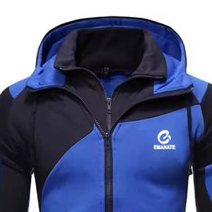 Conjuntos Deportivos de Dos Piezas para Hombre, de Alta Calidad, Casuales, de Invierno, con Capucha, de Forro Polar Sólido, Transpirables, Personalizables y Ecológicos - Product Image 5