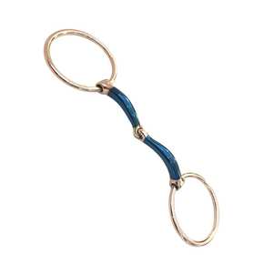 Nueva llegada de acero inoxidable media mejilla de conducción Snaffle Horse Bit TARIQ MFG CO CE ISO - Product Image 4