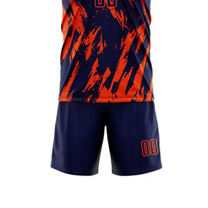 Conjunto de Uniformes de Fútbol Personalizados al por Mayor, Nuevo Diseño, Camiseta y Pantalones Cortos de Fútbol para Hombre, Conjunto de Camisetas de Fútbol de Poliéster de Secado Rápido y Económico - Product Image 6