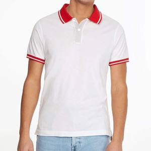 Camiseta de punto de polo personalizada de alta calidad de verano OEM para hombre patrón sólido con logotipo bordado camiseta de polo en blanco para niños - Product Image 5