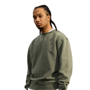 Sweat-shirt à col rond teint pour femme léger et à la mode parfait pour les vêtements décontractés et les activités de plein air 2025 - Product Image 2