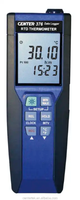 Enregistreur de données de précision avec thermomètre à thermocouple et capteur PT100 en platine, communication USB, matériau plastique, personnalisable ODM