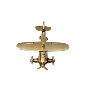Moderne Miniature Laiton-fini Vintage Classique Avion Jet Stand HomeOffice Table Bureau Décor Showpiece Cadeau pour Présentations - Product Image 4