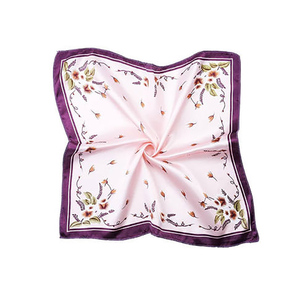 Polyester Women Satin Bandana Lady <b>Silk</b> <b>Scarves</b> <b>Scarf</b> Custom Printing Wedding Women <b>Scarves</b> For Events - Product Image 6