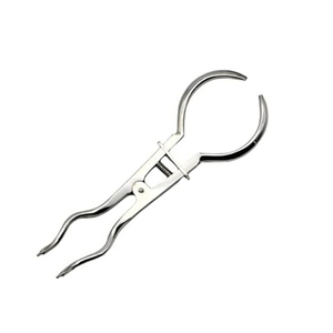 Dental Rubber Dam Kit Metal Steel Instruments Rubber Dam Frame Forceps Clamps <b>Punch</b> Kit With Case - Product Image 4