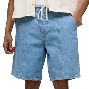 2025 pantalones cortos de mezclilla lavados ligeros de verano de alta calidad personalizados para hombres High-Street Hip-Hop Casual Pockets OEM de alta calidad - Product Image 1