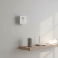 OWON Zigbee 2.4GHz 智能网关 WiFi，适用于现代客厅和公寓 - 环保设计的智能家居中心