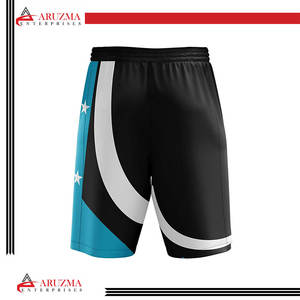 Short de basket-ball respirant pour homme avec fermeture à cordon de serrage Couleur et design personnalisés Short de basket-ball - Product Image 2