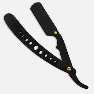Gran oferta, afeitado de peluquero, hoja de afeitar recta, cuchillo de afeitar de acero inoxidable individual para barbería - Product Image 3