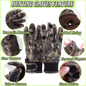 Vente en Gros de Gants de Chasse de Haute Qualité Gants de Chasse pour Adultes de Qualité Supérieure Gants de Chasse sur Mesure - Product Image 2