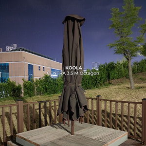 Sombrilla Comercial de Acero para Patio de 11.5 Pies |   Tela de Sombreado Resistente de 3.5M KOOLA CENTRA - Product Image 4