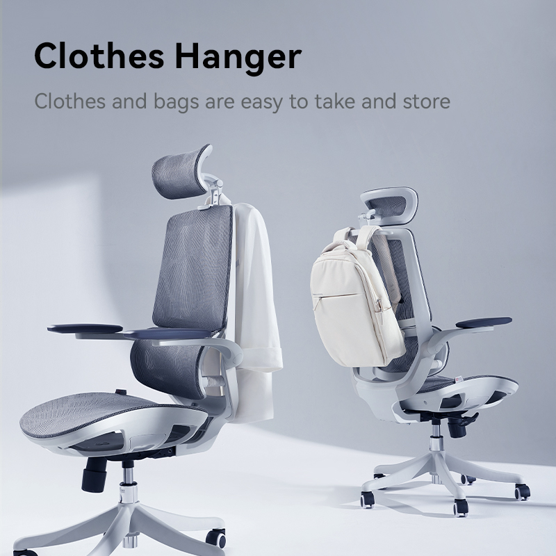 SIHOO M59ASアダプティブ弾性ランバーピローグレーの調節可能な椅子