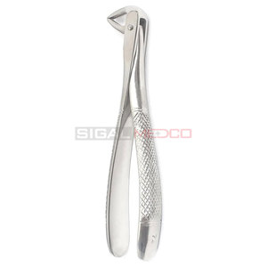 Forceps d'extraction manuels de qualité supérieure # 74 instruments dentaires de haute qualité en acier inoxydable allemand certifiés CE, à motifs anglais - Product Image 2