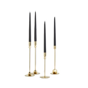 Gold <b>Taper</b> <b>Candle</b> <b>Holder</b> Modern <b>Candle</b> Stand Metal Candlestick New Selling Customized Size Shape Colour - Product Image 2