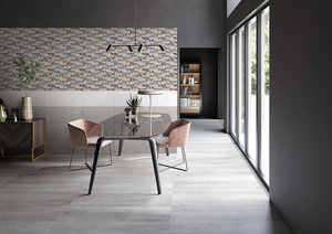 Azulejo cerámico súper blanco brillante de 300x600, diseño minimalista para pared, ideal para interiores de oficinas, edificios comerciales, formato grande - Product Image 2