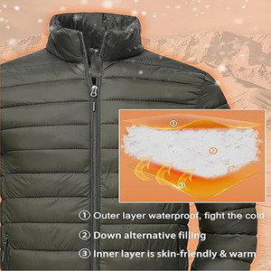 Down Shiny <b>Bubble</b> <b>Coats</b> Hooded Men's Puffer Custom logo <b>Bubble</b> Jackets Windbreak Puffer Jacket - Product Image 4