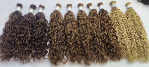 MEILLEURES EXTENSIONS DE CHEVEUX INDIENS EN VRAC 100% AVEC CUTICULES ALIGNÉES 100% EXTENSIONS DE CHEVEUX LISSES ET LONGUES À PARTIR D'UN SEUL DONATEUR - Product Image 5