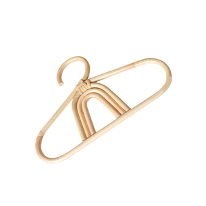 Venta al por mayor de perchas de ratán natural ecológicas para niños, perchas personalizadas para accesorios de ropa para niños, perchas de armario de Vietnam - Product Image 4