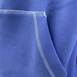 Ensemble sweat-shirt à capuche et pantalon de survêtement inversé pour hommes avec logo imprimé personnalisé survêtement uni à points contrastés survêtement en coton unisexe ensembles de joggers - Product Image 3