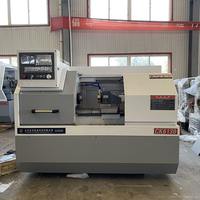 Torno CNC Horizontal de Precisión Pequeño ALCK6130 con Sistema de Control GSK, Automático, de Bajo Mantenimiento y Alta Seguridad