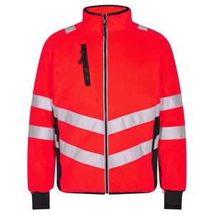 Vêtements de travail haute visibilité personnalisés de qualité supérieure, softshell de sécurité, bandes réfléchissantes, construction, vestes imperméables à fermeture éclair - Product Image 5