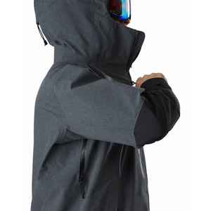 Veste de ski pour homme en Cordura de haute qualité, grande taille, épaisse, douce, imperméable, coupe-vent, respirante, écologique, fermeture éclair - Product Image 2