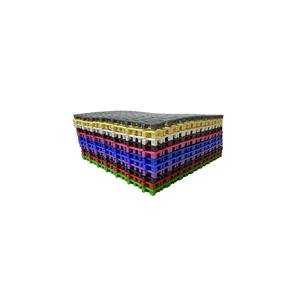 Pavimento in plastica ortopedica pavimento griglia tappetino da bagno modello a goccia 33x33x1,2 (9 pz)