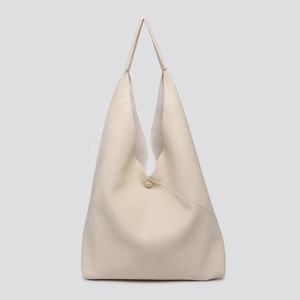 Sac à main Hobo en cuir Sac à bandoulière surdimensionné avec fermeture ouverte Couleur et Logo-LHB-0091F personnalisables - Product Image 2