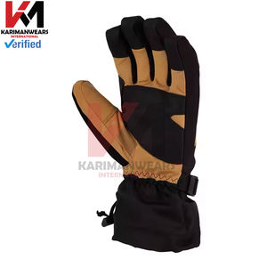 Gants de travail faits à la main, couleur marron, durables, légers, nouveaux, service OEM ODM, créez vos propres gants - Product Image 4