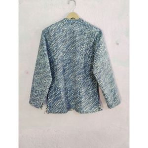 Floral Printed Boho Quilted <b>Jacket</b> for <b>Women</b> New Style Indian Handmade Cotton Coat Breathable <b>Short</b> Length Perfect Gift for Her - Product Image 6