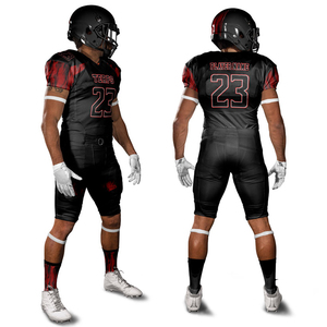 High Personalized Men American Football Uniform Durable Breathable <b>Soft</b> Jersey Plus Size Unique Design Team Logos Available - Product Image 1