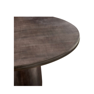 Table de salle à manger ronde en bois massif de qualité supérieure, gris anthracite Améliorez votre expérience culinaire avec des meubles de luxe du Vietnam - Product Image 3