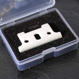 Cuchilla móvil de repuesto para recortadora de cabello T-Outliner eléctrica y con batería USB, cuchilla de cerámica de acero inoxidable (BLANCA) - Product Image 1