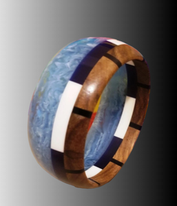 Nuevo Brazalete de Resina Vintage de Alta Calidad, Hecho a Mano, Modelo de Ángel y Flor, Recién Llegado, Altamente Pulido, Regalos de Boda para Mujer - Product Image 3