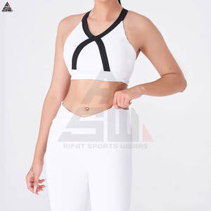 Conjuntos Deportivos de Yoga de Talla Grande para Mujer, 2 Piezas, Leggings de Yoga con Logotipo Frontal, OEM y ODM - Product Image 4