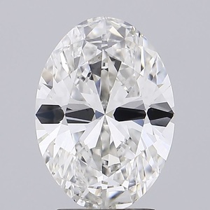 IGI 3,01 CT Diamante de corte ovalado suelto para anillo Diamante cultivado en laboratorio Color G VS1 Claridad Diamante ecológico suelto para ella - Product Image 1