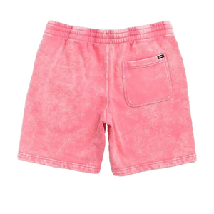 Summer Basic <b>Men's</b> Acid Wash <b>Shorts</b> with Custom Drawstring Two Deep Side Hem Pockets Quick Dry & Breathable Printed Pattern - Product Image 3