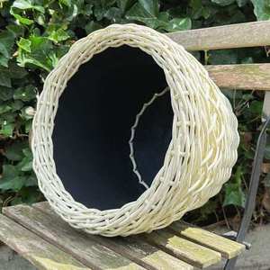Maceta de Ratán Hecha a Mano, Multiusos, Decorativa, para Plantas, Elegante, para Decoración de Interiores y Hogar - Product Image 6