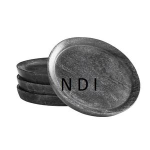 Sous-verres de tasses à thé en marbre classiques Ensemble de sous-verres décoratifs de taille personnalisée écologique pour la maison Hôtel Restaurant Utilisation - Product Image 2