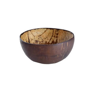 Cuencos ovalados de cáscara de coco Natural 100% de última colección, vajilla ecológica hecha a mano para restaurantes, cafeterías y hogar - Product Image 3