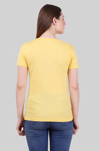 Vente en gros de t-shirt promotionnel vierge personnalisé super doux sec tri mélange taille personnalisée doux à manches courtes sérigraphie haut pour femme - Product Image 6