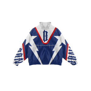 Wholesale Men's High Quality <b>Winter</b> Windbreaker Jacket Customized Size Collar and Front Logo Position Windbreaker Jacket for man - Product Image 1