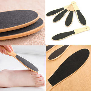 1 Pc Pedicure Wooden Handle <b>Foot</b> File <b>Feet</b> Rasp <b>Scrubber</b> Callus Remover Rasp Dual Sided <b>Scrubber</b> Custom Logo - Product Image 5