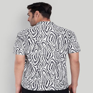 Camisa de manga corta Verano Media manga Casual Ropa de hombre con bolsillo Papá Desgaste Camisa de cuello cuadrado - Product Image 2