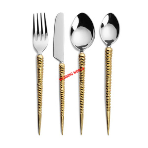 Cubiertos de metal de calidad superior cubiertos de diseñador hechos a mano Clásicos elegantes al por mayor nuevos cubiertos de metal - Product Image 1
