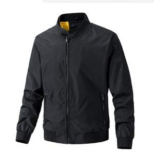 Chaqueta Bomber Clásica de Lona con Capucha, Secado Rápido, Ligera, Ajuste Cómodo, Estilo Urbano, Sensación Suave, Unisex, Estilo de Vida Activo - Product Image 5